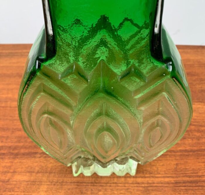 vintage finnish glass vase by kaj blomqvist for kumela 4