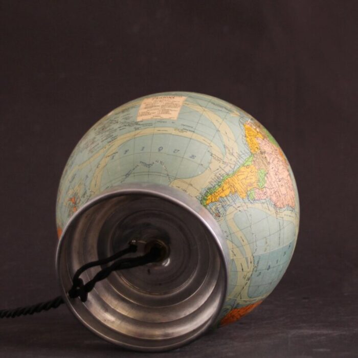 vintage french art deco illuminated globe from perrina 10