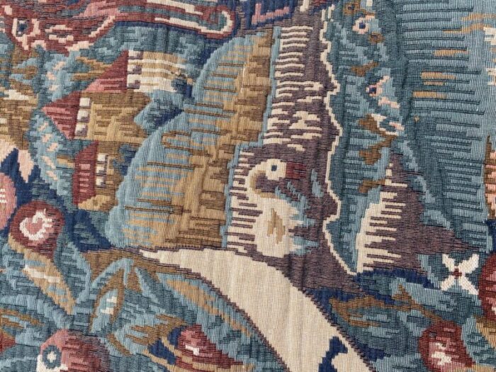 vintage french jacquard tapestry 12