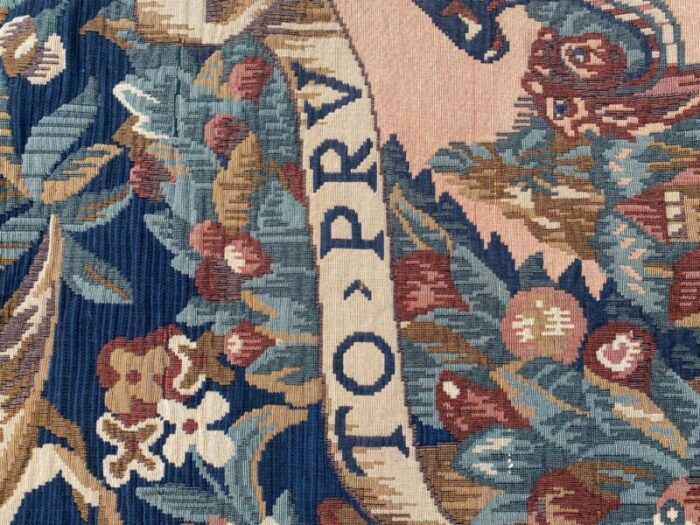 vintage french jacquard tapestry 4