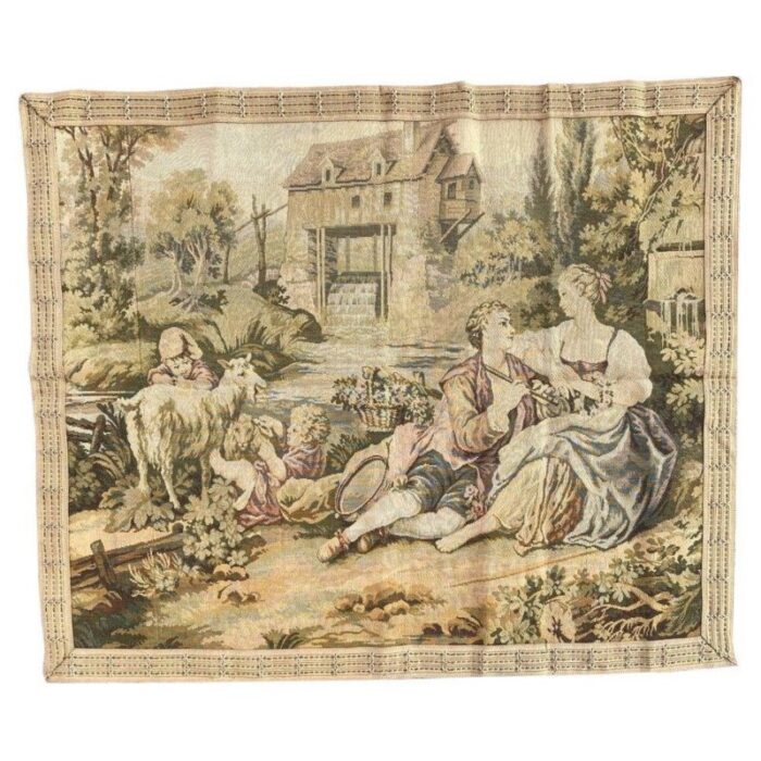 vintage french jaquar tapestry 1