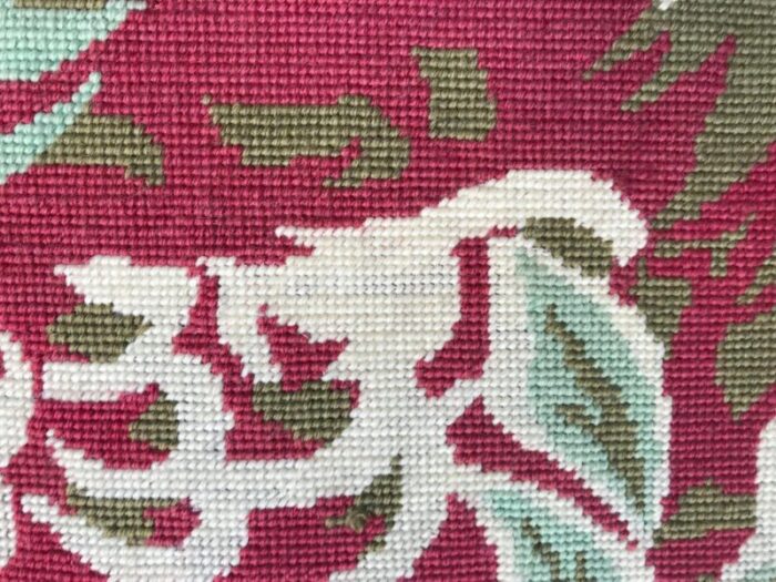 vintage french modern needlepoint tapestry 9