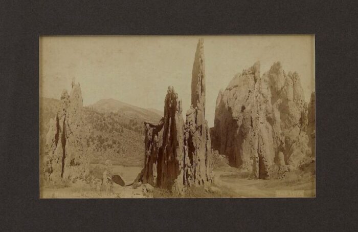 vintage garden of the gods postcards by hook photo 1890 2432