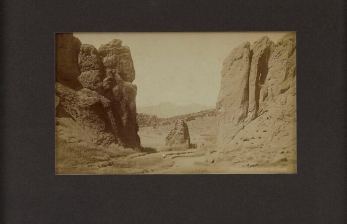 vintage garden of the gods postcards by hook photo 1890 4970