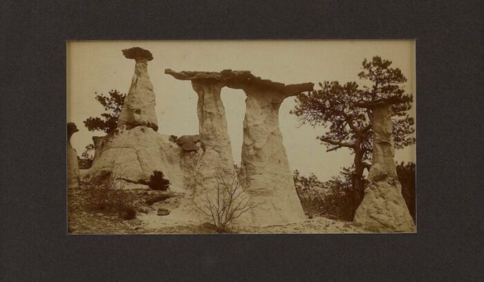 vintage garden of the gods postcards by hook photo 1890 8800