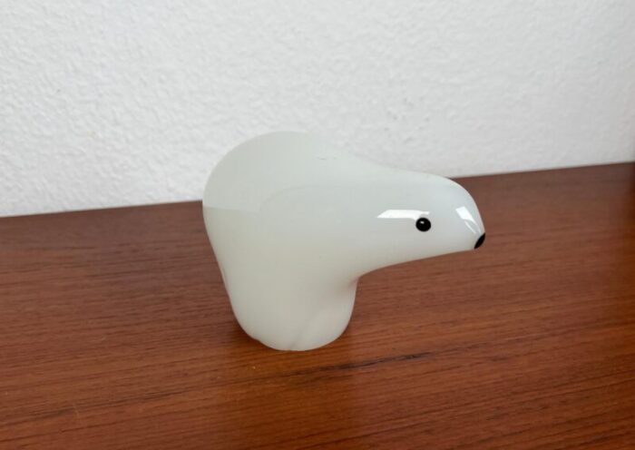 vintage glas icebear figurine 1970s 5005