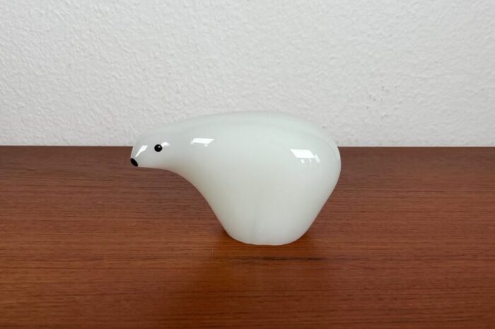 vintage glas icebear figurine 1970s 9207