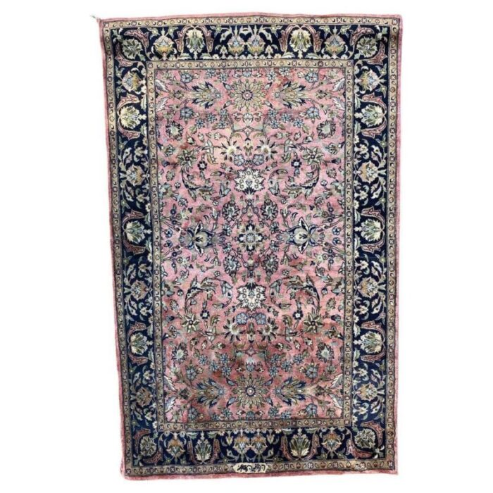 vintage indian kashmir rug 1