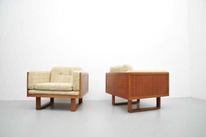 vintage lounge chairs by poul cadovius for cado set of 2 1300