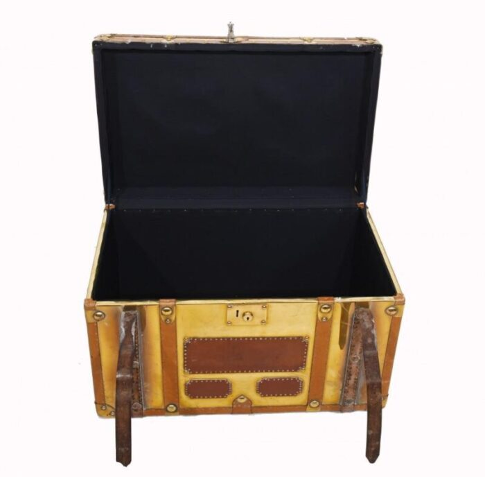 vintage luggage trunk in copper 10