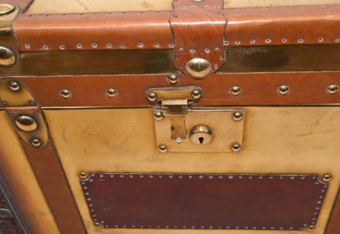 vintage luggage trunk in copper 3