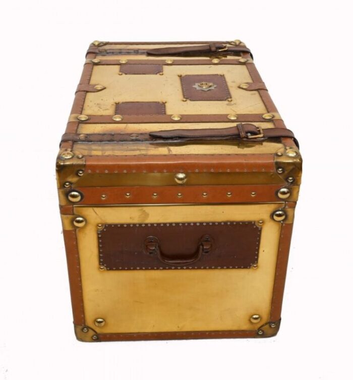 vintage luggage trunk in copper 7