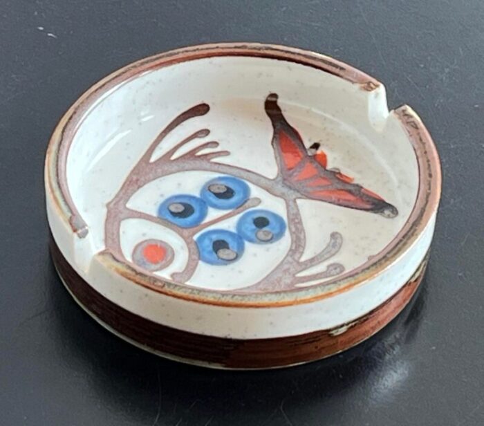 vintage mid century ceramic fish ashtray catchall 3169