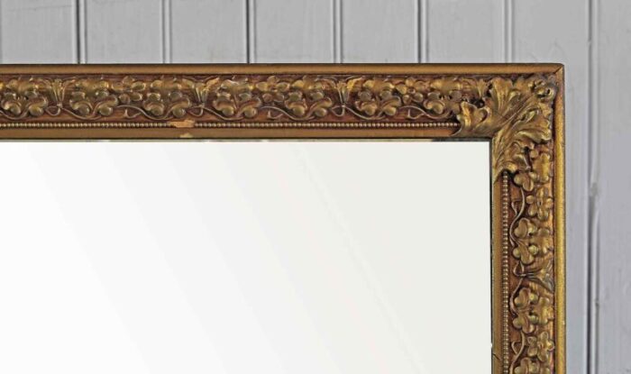 vintage mirror with gilt frame 1372