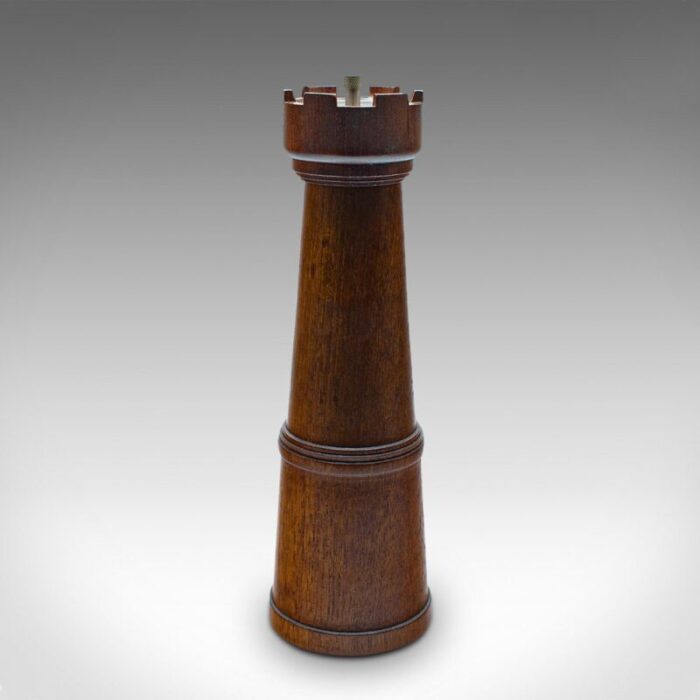 vintage oak pepper grinder 2