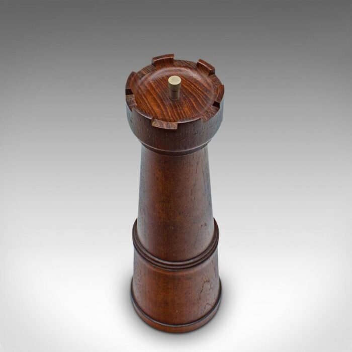 vintage oak pepper grinder 3