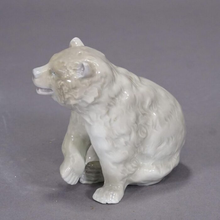 vintage porcelain bear statue germany ca 1950s 2909