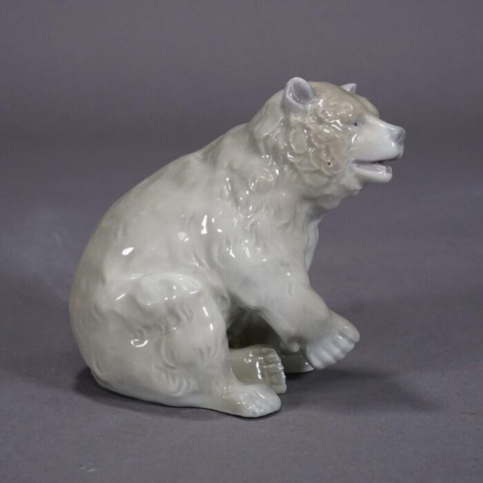 vintage porcelain bear statue germany ca 1950s 5520