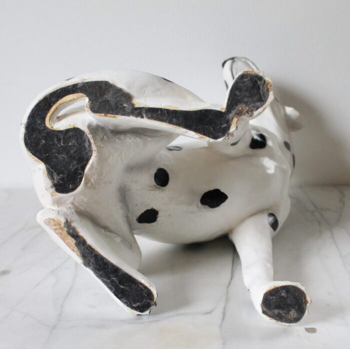 vintage seated dalmatian statue 3062