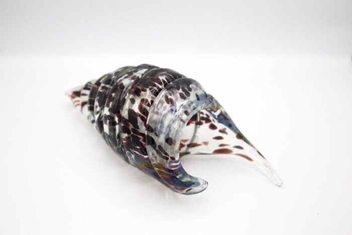 vintage shell in murano glass 1