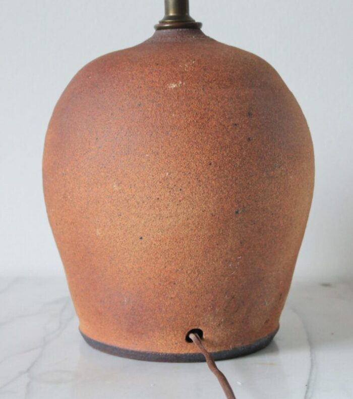 vintage studio pottery table lamp 8280