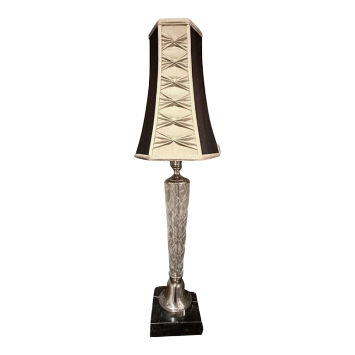 vintage style crystalglass lamp 5655