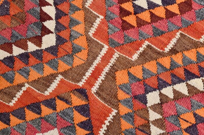 vintage turkish kilim runner rug 5