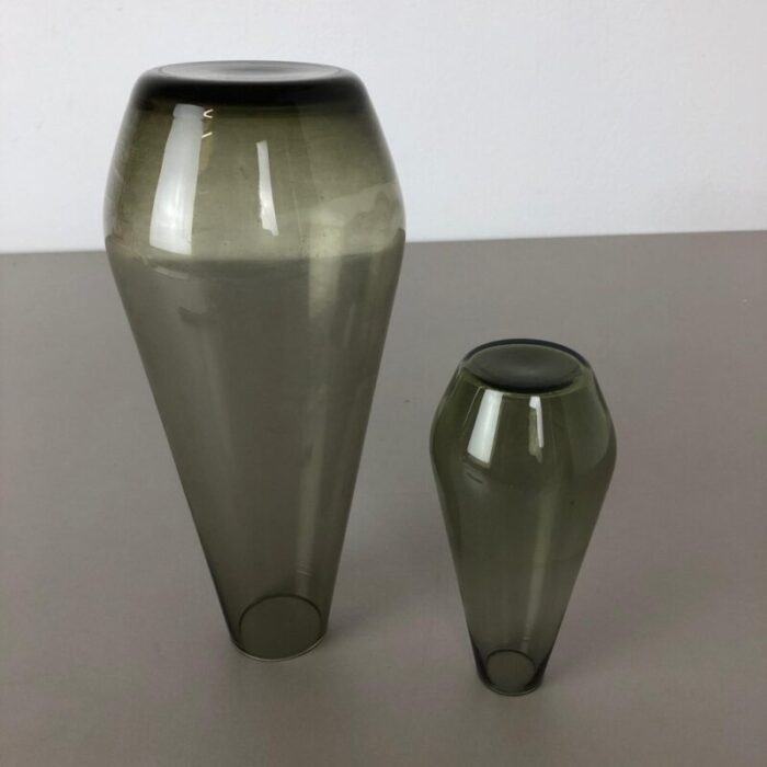 vintage turmaline vases by wilhelm wagenfeld for wmf germany 1960s set of 2 9