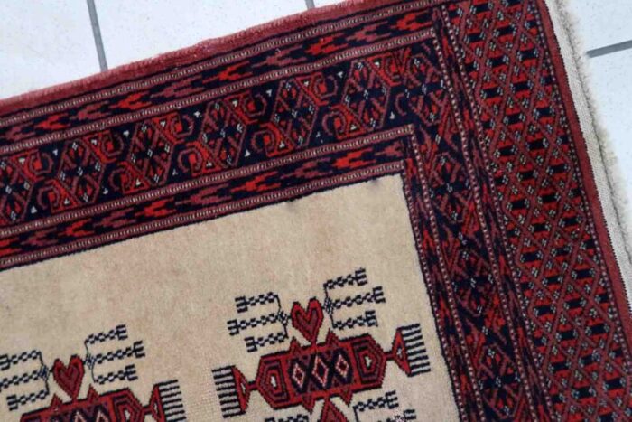 vintage uzbek bukhara runner rug 1960s 3