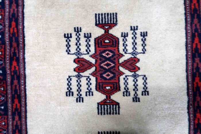 vintage uzbek bukhara runner rug 1960s 5