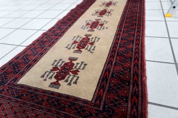 vintage uzbek bukhara runner rug 1960s 6