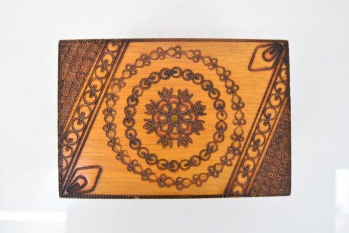 vintage wooden box 1960s 9