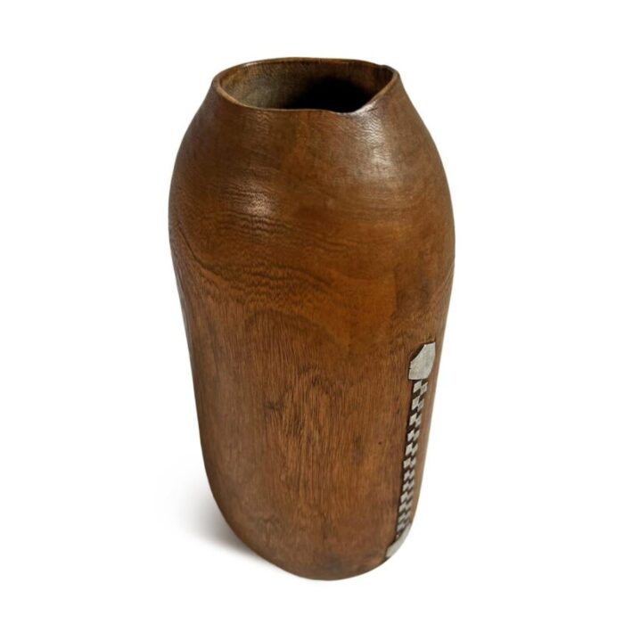 vintage wooden tutsi jar 0437