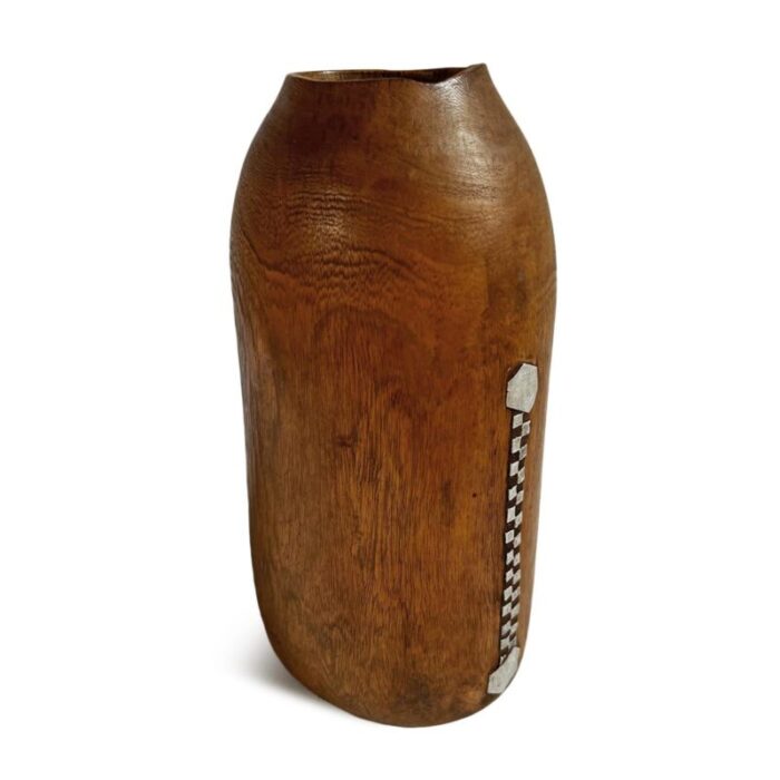 vintage wooden tutsi jar 1098