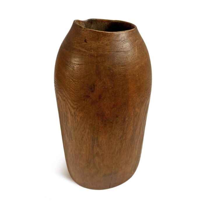 vintage wooden tutsi jar 7109