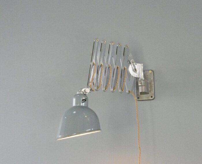 wall mounted industrial scissor lamp by siemens 9509