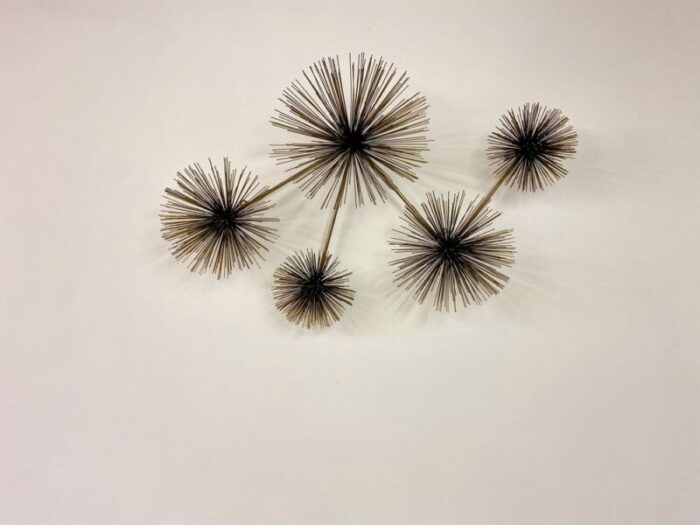 wall mounted starburst sculpture by curtis jere 1970s 11