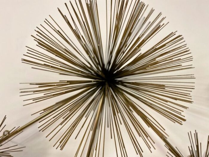 wall mounted starburst sculpture by curtis jere 1970s 5