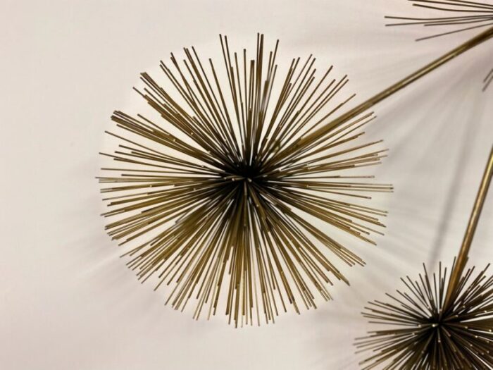 wall mounted starburst sculpture by curtis jere 1970s 7