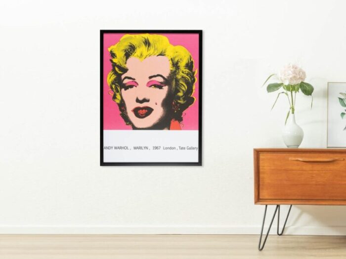 warhol s monroe exhibition plaque 2