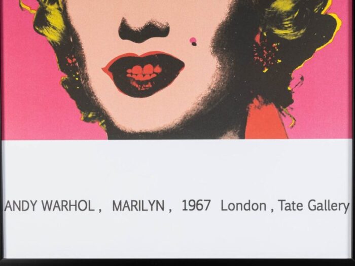 warhol s monroe exhibition plaque 7