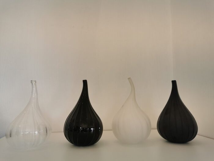 white murano glass drops vase from salviati 6