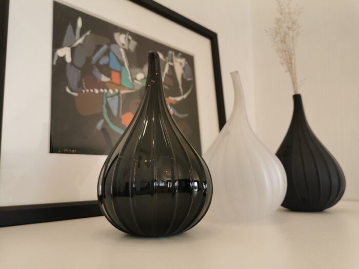 white murano glass drops vase from salviati 8