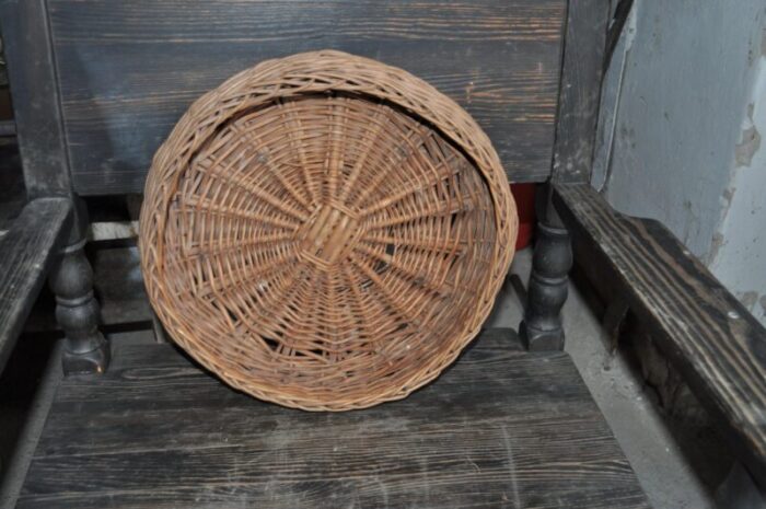 wicker basket 1940s 2