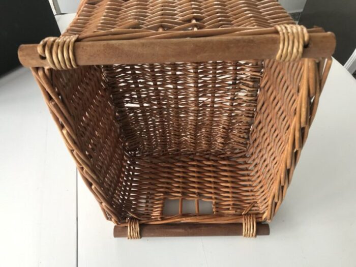 wicker container 1980s 3