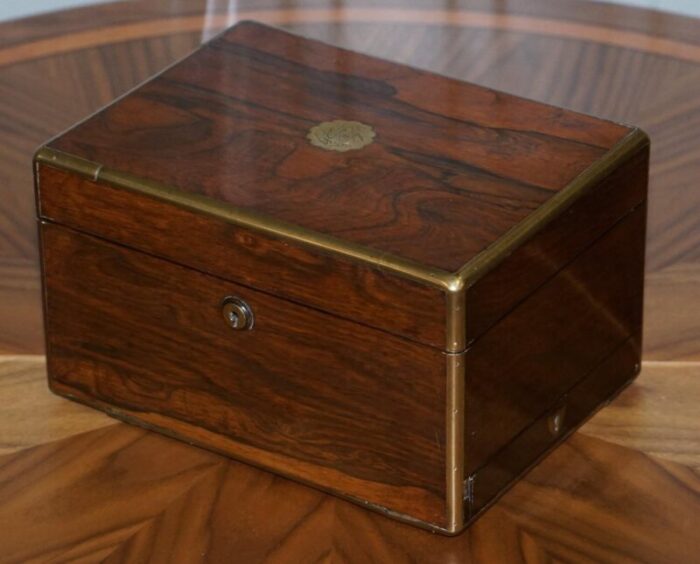 william iv military campaign vanity box in wood by cawston 1836 4