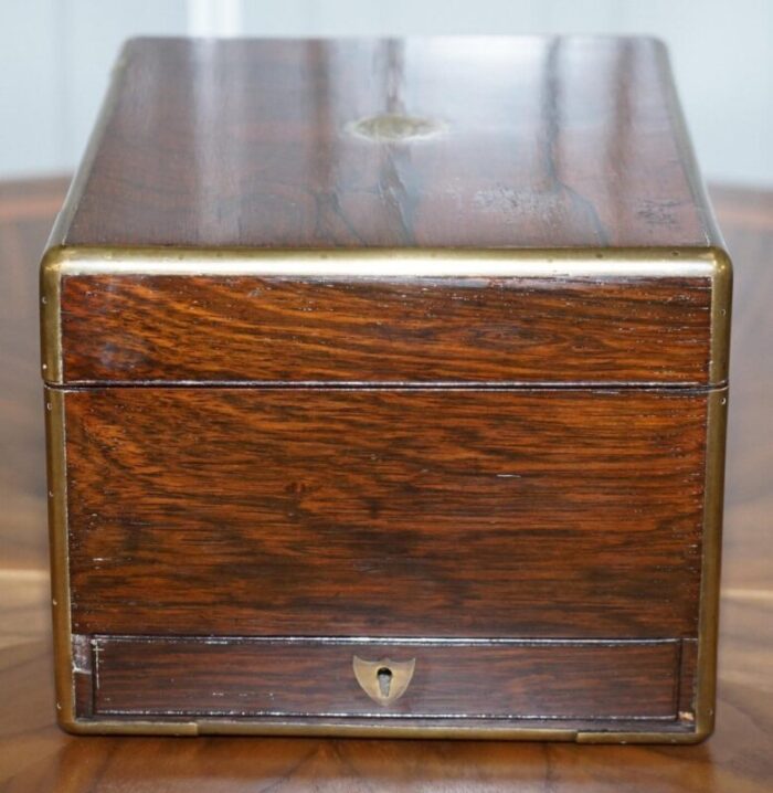 william iv military campaign vanity box in wood by cawston 1836 7