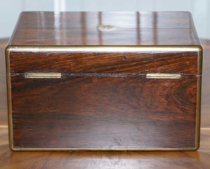 william iv military campaign vanity box in wood by cawston 1836 8