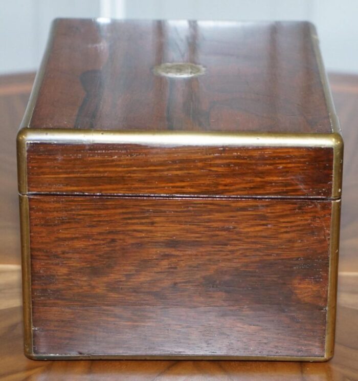 william iv military campaign vanity box in wood by cawston 1836 9