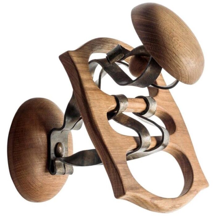 wood and metal calvet hanger by antoni gaudi 1